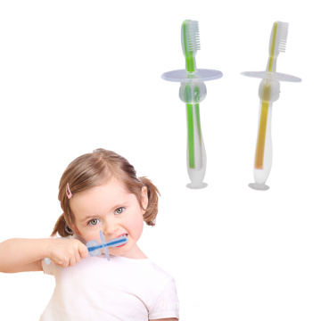 Piglet Shape Food Grade Safety Silicone Toothbrush